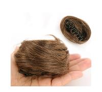 XUJUAN-0227 Human Hair Messy Buns Women's Buns Hair Extensions Claw Clip Messy Bun Hair Piece Synthetic Curly Chignon Claw Clip in Ponytail Hairpieces Tousled Updo Hair Extensions Bun Hair Piece(002)