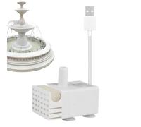 Xujuika Cat Fountain Pump Replacement, Fish Tank Pump, Energy-Saving Water Circulation System Silent for Small Waterscape Pet Fountain