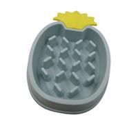 Xujuika Dog Slow Feeder Bowl, Pineapple Shape Non-Slip Puzzle Bowl, Dog Puzzle Feeder, Raised Dogs Food Bowls, Slow Puppy Bowls, Puzzles Feeders For Dry Food Wet Foods