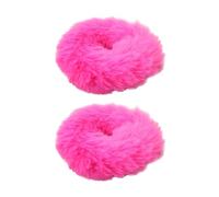 Xujuika Faux Hair Scrunchies, Same Color Hair Ties Elastic Bobbles Ponytail Holder, Colorful Ties for Women Girls Accessories