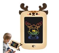 Xujuika Kids Drawing Tablet | LCD Deer Antler Writing Pads | 8.5 Inch Electronic Doodle Tablets | for Children Boys Girls Classroom Preschool Home Travel Airplane Party Christmas