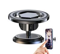 Xujuika Magnetic Phone Holder, Gym Magnetic Phone Holder - Gym Training Double Magnet Phone Holder - Attach to Metal Portable 360 Degree Rotating Strong Hold