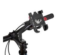 Xujuika Motorcycle Phone Mount, Scooter Handlebar Phone Mount, Heavy-Duty Quick-Release Cellphone Bracket, Anti-Slip Waterproof Cycling Accessories for Adults