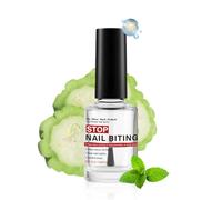 Xujuika No Bite Nail Polish - 12ml Bitter Clear Coat,Nail Biter Prevention | for Fingernail Healthy Growth Care Thumb Sucking