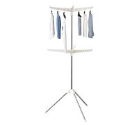 Xujuika Stainless Steel Clothes Drying Rack | Foldable Tripod with 3 Rotatable Arms | Indoor Clothes Airer for Laundry