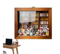 Xujuika Stress Bookshelf Toy,Small Bookshelf Shaking Display Toy - 3D Shaking Book Display Case, Miniature Bookcase Shake Fidget For Working, Studying, Traveling