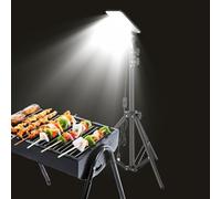 Xujuika Telescopic LED Camping Lights | Telescoping Camping Light Tripod,Adjustable Night Fishing Lamp for Workshop Garage Canopy Tent Indoor Patio Beach