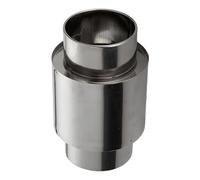 Xujuika Water Heater Chimney Pipe | Tube Connector with Check Valve | Anti Backflow Stainless Steel Tube Adapter for Stove Water Heater Kitchen