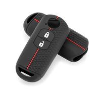 XUKEY 2 Pack Car Key Cases, Silicone Cover Fob, Car Key Shells for Mazda, Waterproof Car Key Ring 2 Buttons, for Mazda 2 3 6 Cx-7 2014 2015 2016 2018 2020