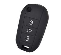 XUKEY Key Fob Cover Silicone Keyless Remote Protector,Key Fob Cover Replacement for Peugeot 208 308 508 408 307,Car Key Cover for Citroen C3 C4 C5 C6 C8 Key Shell