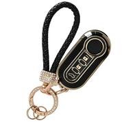 XUKEY TPU Car Key Case Key Fob Cover Key Shells 3 Buttons Remote Keyless Key Fob Case Protection Shell Accessories with Fiat Ducato Fiat Doblo Fiat 500 Fiat 500L Skoda Octavia