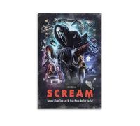 XUKSVCUR Scream Movie Art Poster2 Poster Decorative Painting Canvas Wall Posters And Art Picture Print Modern Family Bedroom Decor Posters 12x18inch(30x45cm)
