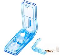 XUKZIMA 1 Pcs Pill Cutter Pill Splitter with Blade for Small Pills Large Pills Cut in Half Quarter for Tablet Vitamin Medicine