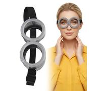 XUKZIMA 1Pcs Grey Minion Goggles, Scratch-Resistant Lenses, Adjustable Fit Straps, Essential Minion Costume Accessory for Despicable Me Halloween Cosplay