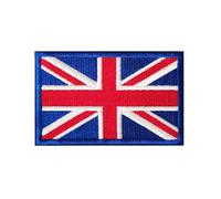 XUKZIMA 2 Pcs British Union Jack Patch United Kingdom Flag Patch British Union Patches Tactical Patches Hook and Loop Applique for Military Uniform Tactical Bag Jacket Jeans Hat