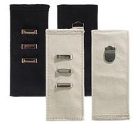 XUKZIMA 2 Pcs Waist Extenders with Metal Hook for Pants Trouser Extenders Women & Men Jeans Trousers Skirts Pregnancy Maternity Mixed Colors Adjustable & Invisible Pants Waist Extenders