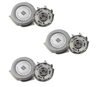XUKZIMA 3 Pcs SH30/50 Shaver Heads Replacement Compatible with Phili, Series 5000, 3000, 1000 Replacement Blades with Cleaning Brush Wet Dry Shaver Accessories for AT8xx/AT7xx/PT8xx/PT7xx/S5xxx