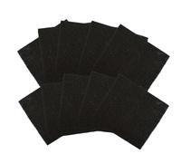 XUKZIMA Active Charcoal Cat Litter Filter, 10 Pieces, High Absorbent Activated Carbon Filters, Replacement Filters for Cat Deodorant