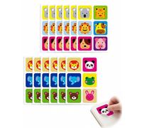 XUKZIMA Animal Sticker Set 72 Pieces Cute Cartoon Panda & Tiger Stickers for Children Ideal for Decoration, Scrapbook & Gifts for Boys & Girls