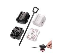 XUKZIMA Beyb X Line Launcher Set of 2 Black & White, Compatible with X-Series Battle Spinner for Precise Starts & Improved Control in Duels.