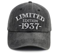 Xullaxth 87th Birthday Decorations for Men Women, Funny Limited Edition 1937 Party Hat, Adjustable Embroidery 87 Years Old Birthday Gifts Baseball Cap