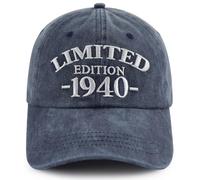 Xullaxth Limited Edition 1940 1941 1942 1943 1944 1945 1946 1947 1948 1949 Hat for Men Women, Adjust Birthday Baseball Cap, 1940 Navy, One size