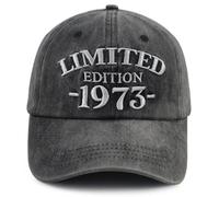 Xullaxth Limited Edition 1970 1971 1972 1973 1974 1975 1976 1977 1978 1979 Hat for Men Women, Adjustable Cotton Baseball Cap, 1973 Black, One size