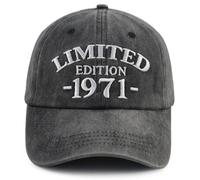 Xullaxth Limited Edition 1970 1971 1972 1973 1974 1975 1976 1977 1978 1979 Hat for Men Women, Adjustable Cotton Baseball Cap, 1971 Black, One size