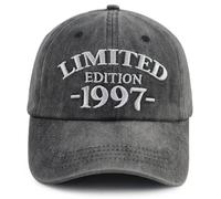 Xullaxth Limited Edition 1990 1991 1992 1993 1994 1995 1996 1997 1998 1999 Hat for Men Women, Adjustable Cotton Baseball Cap, 1997 Black, One size