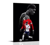 XULLONG Marcus Rashford Poster Canvas Wall Art Prints Photo Picture Paintings Room Decor Home Decorative 08x12inch(20x30cm)
