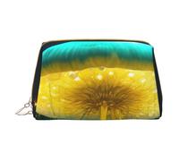 XULLZH Magic Mushroom Print Leather Zip Portable for Women Travel Toiletry PouchKit Organizer Small Makeup Pouche, White, One Size, White, One Size