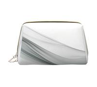 XULLZH Music Note Print Leather Zip Portable for Women Travel Toiletry PouchKit Organizer Small Makeup Pouche, White, One Size, White, One Size