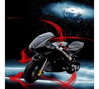 XULOEGYUNE Children's Motorcycle With Stroke Engine, Top Speed 60 Km/h, Mini Motorcycle, Suitable For Boys And Girls Gift(Black)