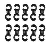 xulvoz 35pcs Bicycle Brake Gear Cable Clips S Style Rotating Buckle Hose Guide Clasp