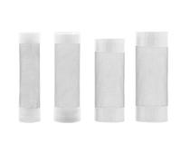 xulvoz 3Pcs Aquarium Filter Inlet Protective Net Cover Stainless Steel Mesh | 0.3mm fine mesh shields fry & shrimp; elastic rubber ring fits 12-25mm pipes; smooth edges safe for aquatic life