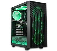 XUM Spartan Prebuilt Gaming PC: AMD Ryzen 5 5500, Nvidia GeForce RTX 5060 8GB, 32GB DDR4 RAM, 512GB NVMe SSD, 1TB HDD, 700W PSU 80+ Bronze, aRGB, WiFi, Windows 11 Home, VR Ready, Black Case