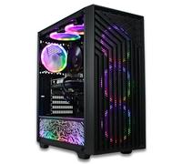 XUM Spartan Prebuilt Gaming PC: Intel Core i5-10400F, Nvidia GeForce RTX 5060 8GB, 32GB DDR4 RAM, 512GB NVMe SSD, 1TB HDD, 700W PSU 80+ Bronze, aRGB, WiFi, Windows 11 Home, VR Ready, Black Case