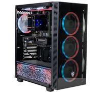 XUM Titan Prebuilt Gaming PC: Intel Core i7-10700F, Nvidia Geforce RTX 5060 8GB, 32GB DDR4 RAM, 512GB NVMe SSD, 2TB HDD, 700W PSU 80+ Bronze, aRGB, WiFi 5, Windows 11 Home, Entry Level, Black Case