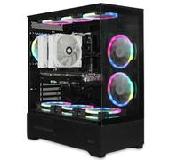 XUM Vista Gaming PC: Intel Core i9-14900KF CPU, RTX 5070 12GB GPU, 32GB DDR4 RAM, 1TB NVMe SSD, 850W PSU, Bronze, aRGB, WiFi 5, Windows 11 Home, Entry Level, Black Case