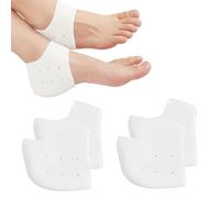 Xumann Silicone Heel Protectors for Blisters, Gel Heel Protectors, Ankle Protectors for Blister Prevention 4 Pcs