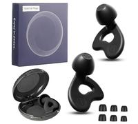 Xumann Sleeping Ear Plugs Noise Cancelling, Reusable Silicone Sleep Earplugs with 35dB SNR and 4 Pair Ear Tips