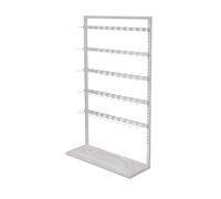 Xumh2024-3 Closet Organizer Jewelry Store Island Shelf Sock Display Stand Adjustable Double Sided Hanging Silk Socks Underwear Box clothes rail(White,Large)