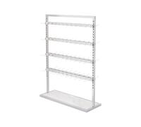 Xumh2024-3 Closet Organizer Sock Display Rack with Adjustable Double-sided Hanging Stockings, Underwear Box, Jewelry Store, Island Shelf clothes rail(White,Small)