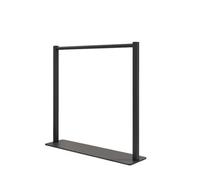 Xumh2024-3 Closet Organizer Underwear Store Desktop Display Showcase Window Rack Floor to Flow Platform Mini Hanger clothes rail(Black)