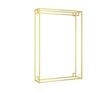 Xumh2024-3 Closet Organizer Wedding Dress Display Rack, Floor Standing Dedicated Studio, Wrought Iron Clothing Store Hanger clothes rail(Small)