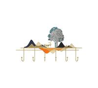 Xumh2024-3 Coat Hooks wall Mounted Coat Rack Wall Mount - Heavy Duty Metal Coat Hooks for Hanging Coat, Jacket, Clothes, Hat - Clothes, Purse, Towel Wall Hooks(Small)