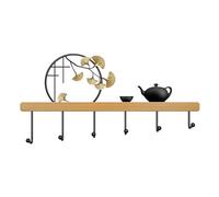 Xumh2024-3 Coat Hooks wall Mounted Creative Hanging Rack Wall Hanging Chinese Wall Clothes Storage Coat Hooks Without Punching Entrance Hooks for Bedroom Bathroom Storage Organizer