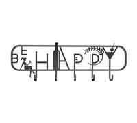 Xumh2024-3 Coat Hooks wall Mounted Wall Mounted Coat Rack No-Hole Hook Shelf Bathroom Wall Hanging Rack Kitchen Spatula Spoon Hanging Rack Bathroom Door Hangers