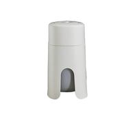 Xumh2024-3 Rubbish Bin Bathroom Trash Can with Lid, 11 L Press Top Bin for Bedroom Office Home(Gris)
