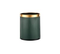 Xumh2024-3 Rubbish Bin Trash Can for Bathroom, Office Garbage for Kitchen,Open-Top Waste Bin(Green)